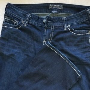 Silver bootcut jeans